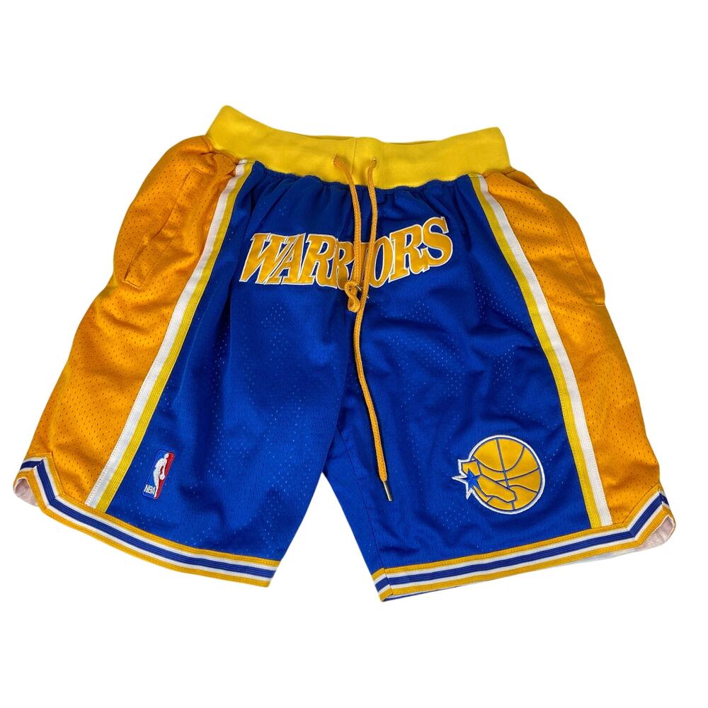 Just Don 1995- 96 Golden State Warrior Shorts Small
